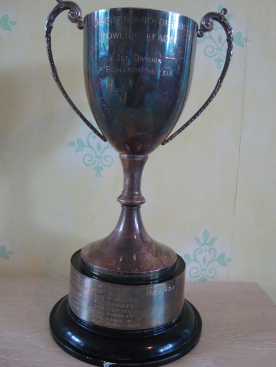 1st Division Bowler of the Year cup